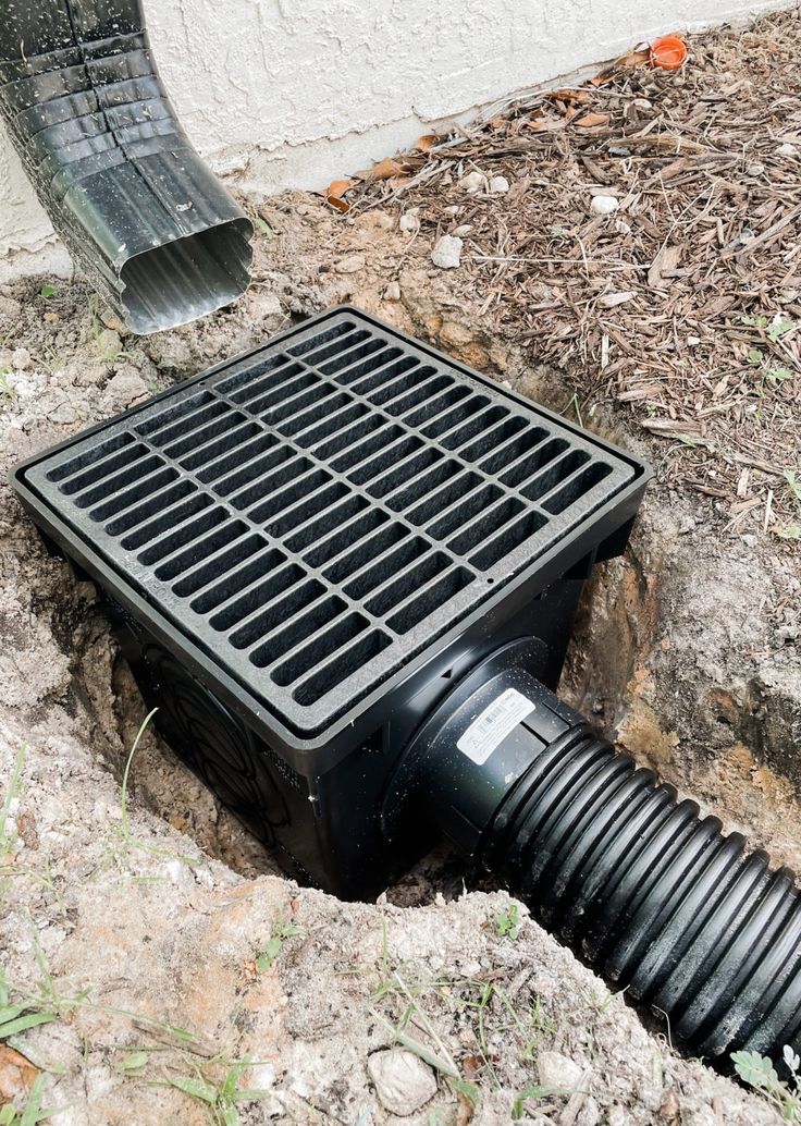 Installing a Drainage System for Stormwater Within the Grove